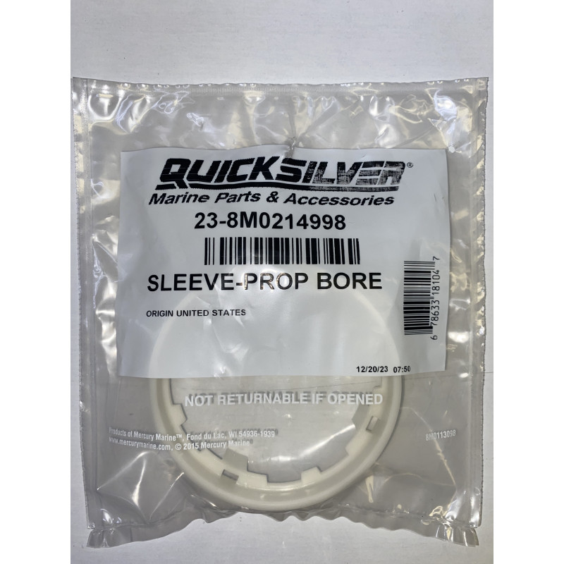 Sleeve Prop Bore Mercury 23-8M0214998
