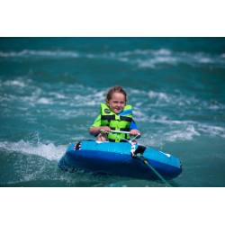 Jobe Shark Trainer 1P avec corde et palonnier | Bouée tractée enfant