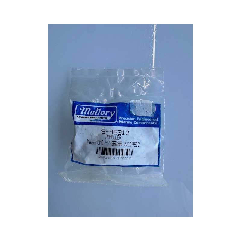 Impeller Mallory 9-45312 – Mercury / OMC 47-95289 / 2114812