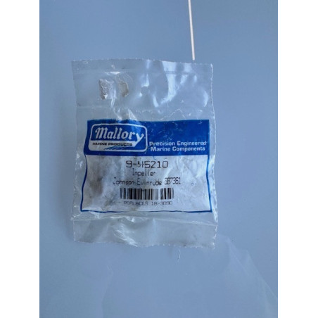 Impeller Mallory 9-45210 – Johnson / Evinrude – remplace 387361