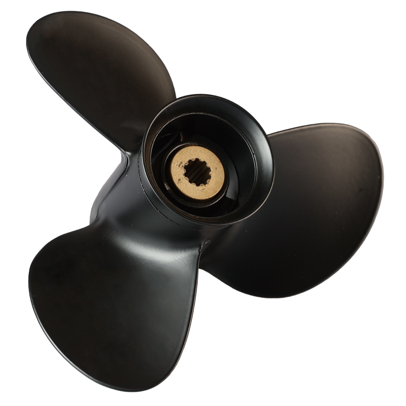 Hélice Quicksilver Black Diamond QA2270R aluminium 9 1/4 x 10 RH Suzuki 9.9-15 CV