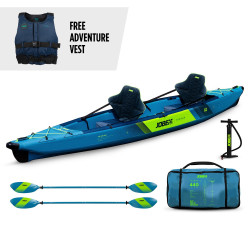 Kayak gonflable Jobe Tasman 2 personnes 440 cm complet