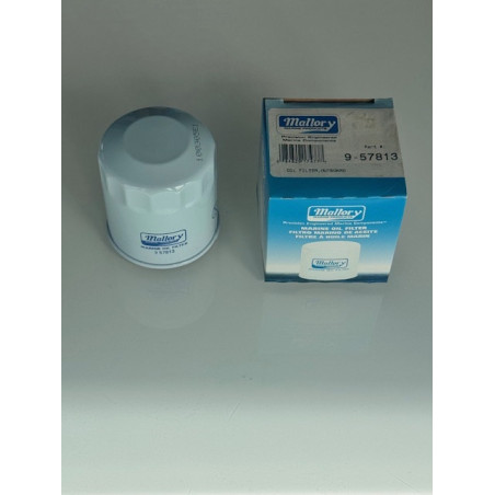 Filtre à huile Mallory 9-57813 Johnson Evinrude 434839 remplace Sierra 18-7916