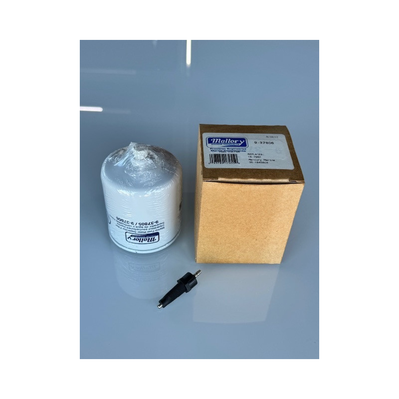Filtre à carburant Mallory 9-37805 Mercury 35-807172 remplace Sierra 18-7945