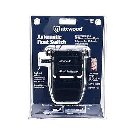 Interrupteur automatique de cale Attwood 4202-7 – Float Switch