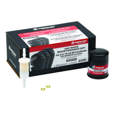 Kit entretien 100h Mercury 75–115 CV EFI 2.1L – Réf. 8M0097854