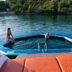 Jobe Infinity Pool 5,63 x 3,72 m | Piscine flottante gonflable