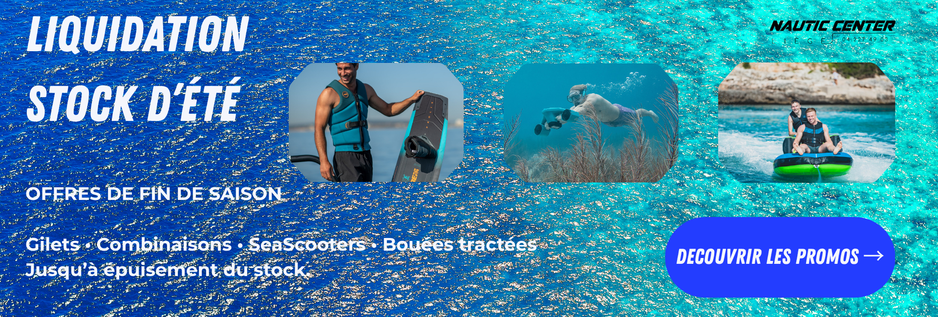 Liquidation stock d'été – Offres de fin de saison